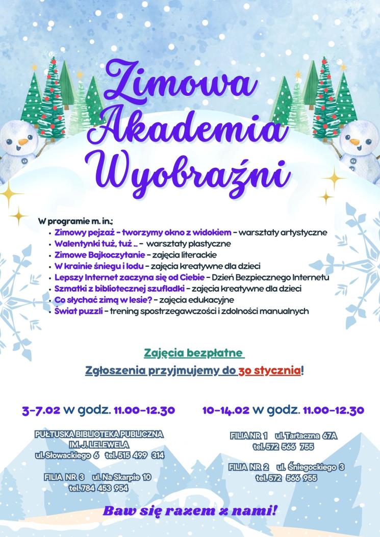 Zimowa Akademia Wyobraźni