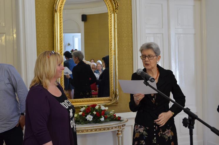 Uroczystość wręczenia nagród w XII Ogólnopolskim Konkursie Jednego Wiersza im. Wiktora Gomulickiego o Laur Błękitnej Narwi