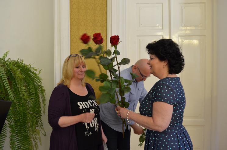 Uroczystość wręczenia nagród w XII Ogólnopolskim Konkursie Jednego Wiersza im. Wiktora Gomulickiego o Laur Błękitnej Narwi
