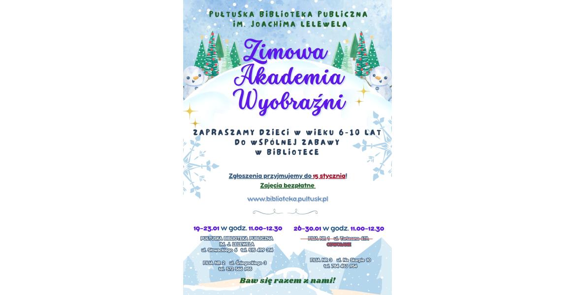 Zimowa Akademia Wyobraźni