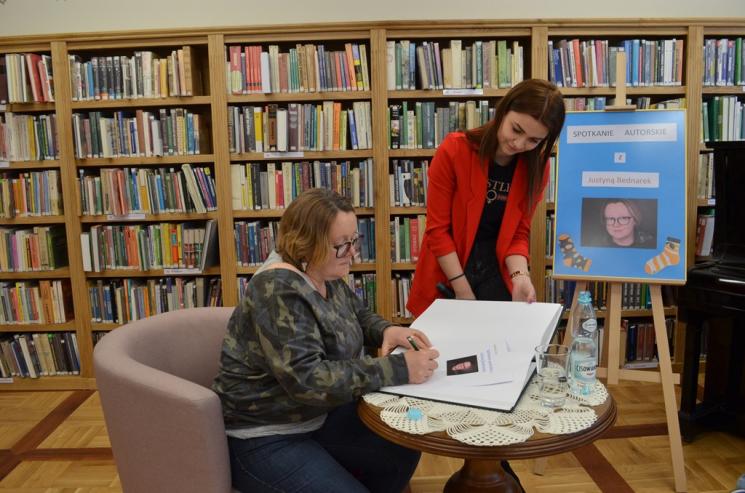 Spotkanie z Justyną Bednarek