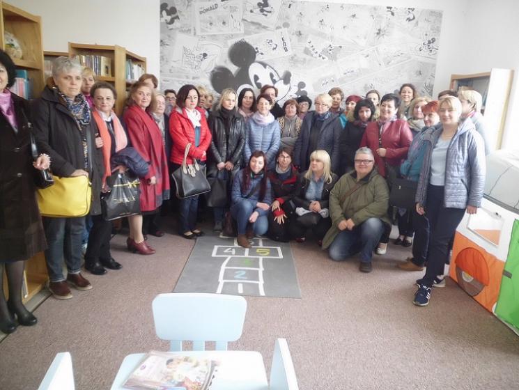 Odwiedziny bibliotekarzy z powiatu ciechanowskiego