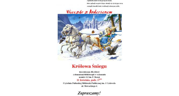 Zapraszamy na Wieczór z Andersenem