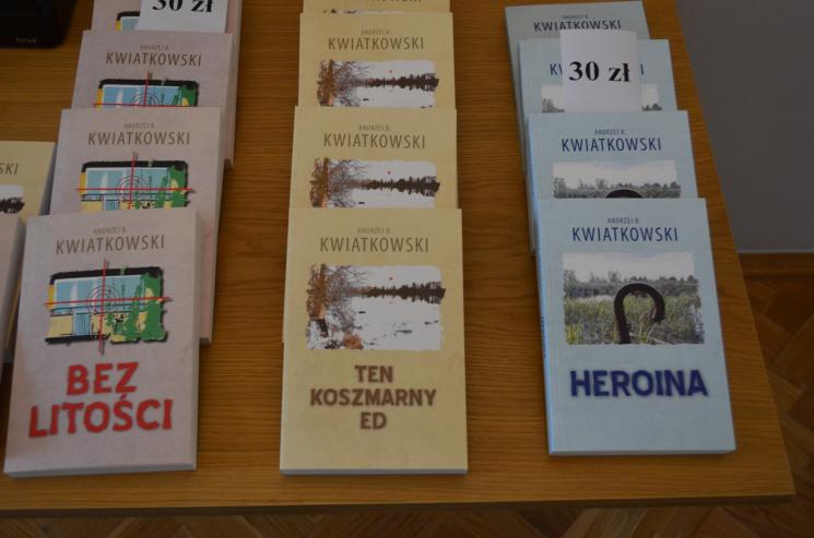 Spotkanie autorskie z Andrzejem B. Kwiatkowskim promujące książkę Heroina 