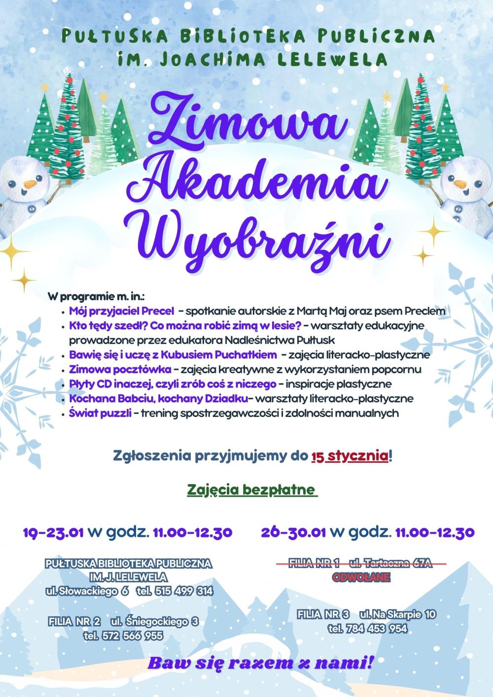 Zimowa Akademia Wyobraźni