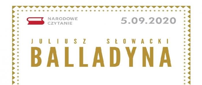 Narodowe Czytanie - Balladyna