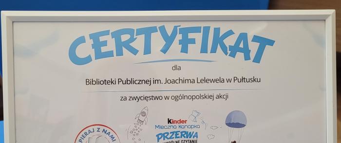 Kinder mleczna kanapka - Przerwa na wspólne czytanie