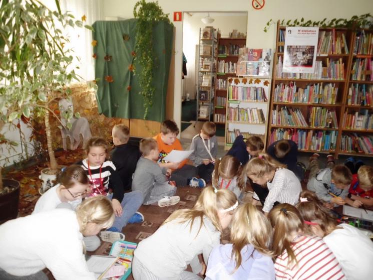 Czytam sobie w bibliotece - Szarka i wilki