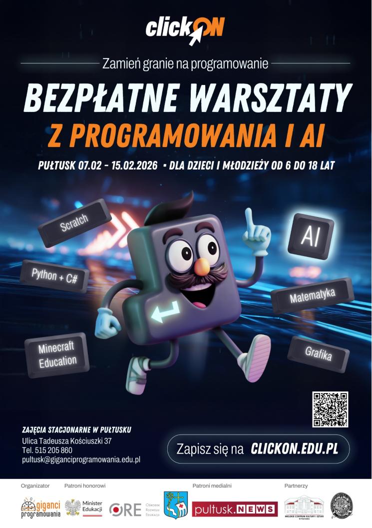 ClickOn zmień granie na programowanie