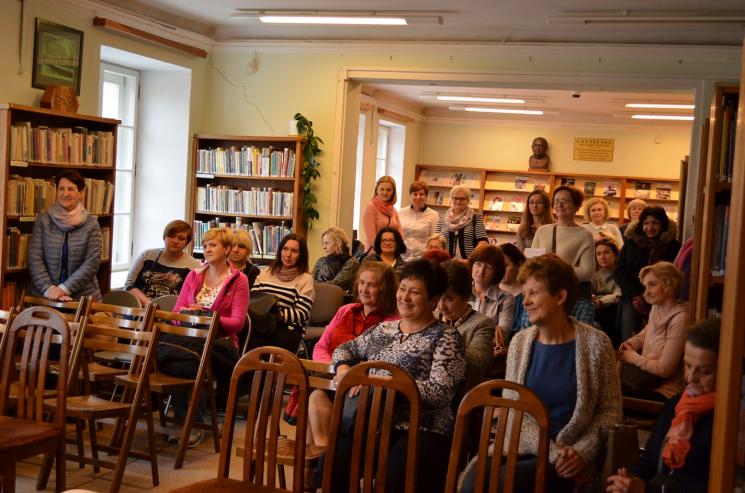 Odwiedziny bibliotekarzy z powiatu ciechanowskiego