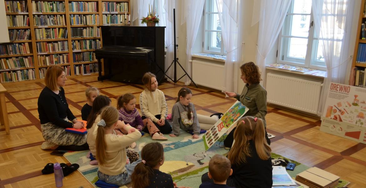 Zimowa Akademia Wyobraźni spotkanie z panią Anną Sokalską