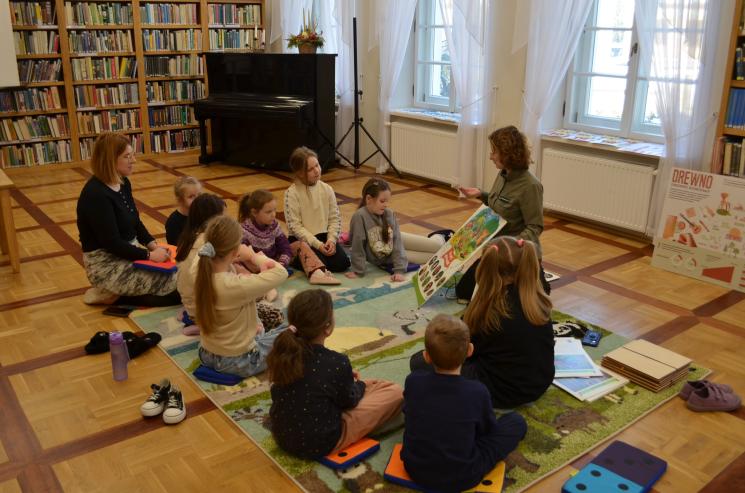 Zimowa Akademia Wyobraźni spotkanie z panią Anną Sokalską