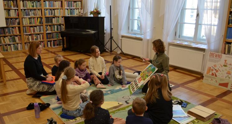 Zimowa Akademia Wyobraźni spotkanie z panią Anną Sokalską