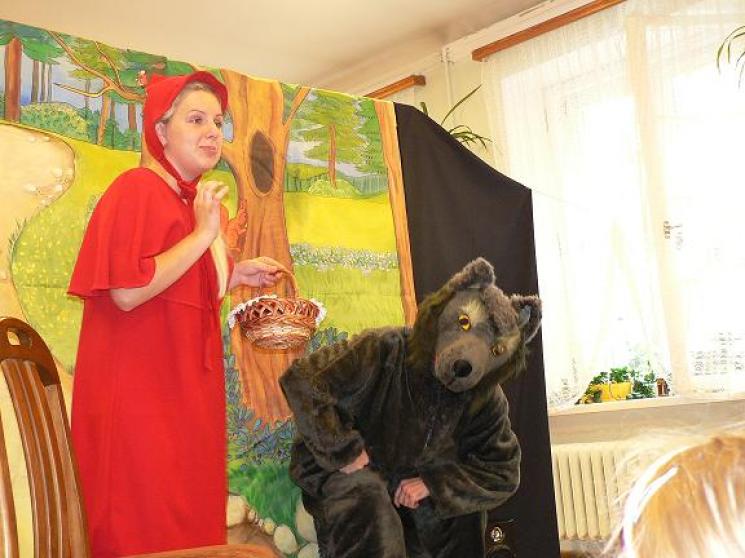 Czerwony Kapturek z wizytą
