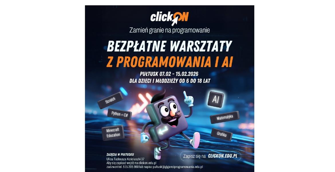ClickOn – zmień granie na programowanie!
