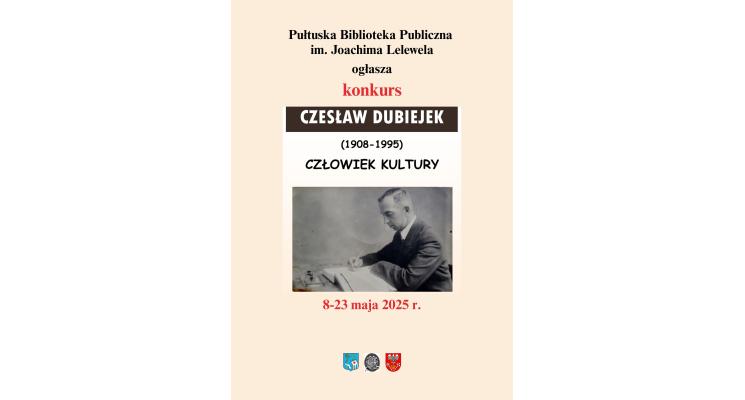 Konkurs Czesław Dubiejek - człowiek kultury