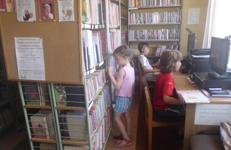 Wakacje w Filii nr 1 Pułtuskiej Biblioteki Publicznej