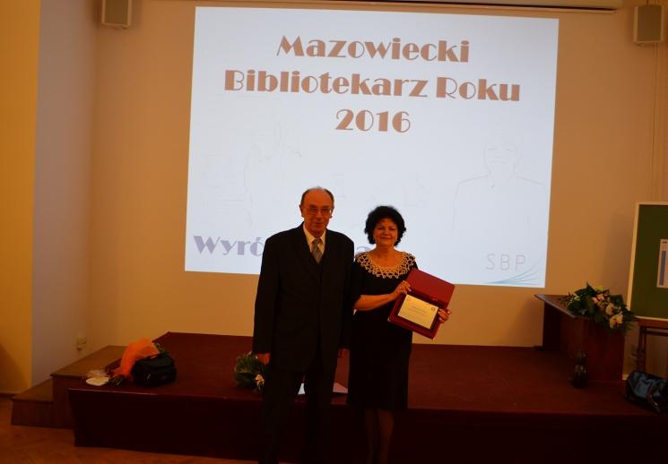 Mazowiecki Bibliotekarz Roku 2016