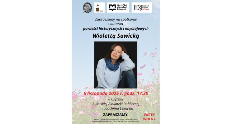 Spotkanie z Wiolettą Sawicką