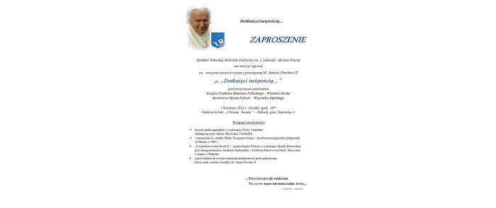 „Dotknięci świętością…”