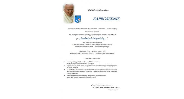 „Dotknięci świętością…”