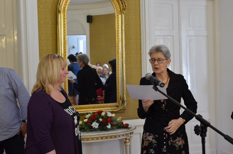 Uroczystość wręczenia nagród w XII Ogólnopolskim Konkursie Jednego Wiersza im. Wiktora Gomulickiego o Laur Błękitnej Narwi