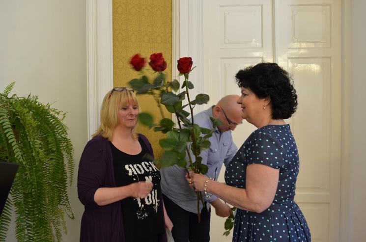 Uroczystość wręczenia nagród w XII Ogólnopolskim Konkursie Jednego Wiersza im. Wiktora Gomulickiego o Laur Błękitnej Narwi