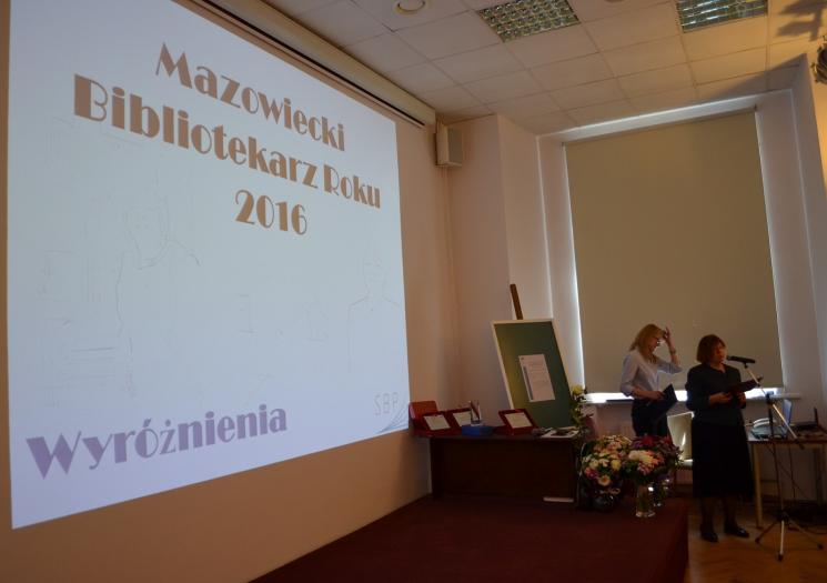Mazowiecki Bibliotekarz Roku 2016