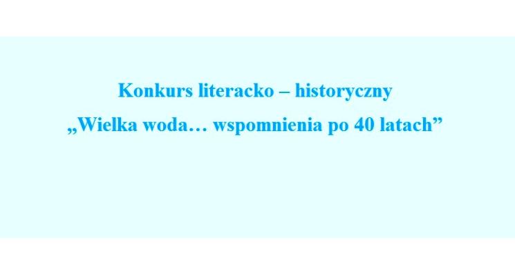 Regulamin konkursu