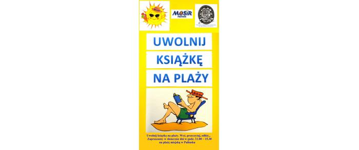 Uwolnij książkę na plaży