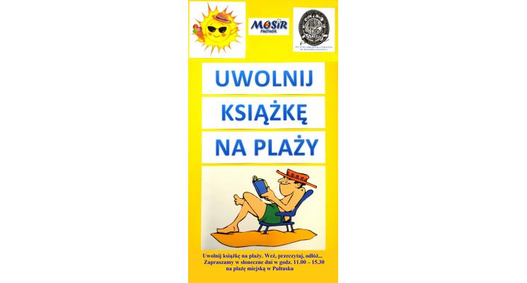 Uwolnij książkę na plaży