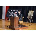 zdjęcia z I edycji Konkursu Poezji i Prozy Wiktora Gomulickiego, inscenizacja