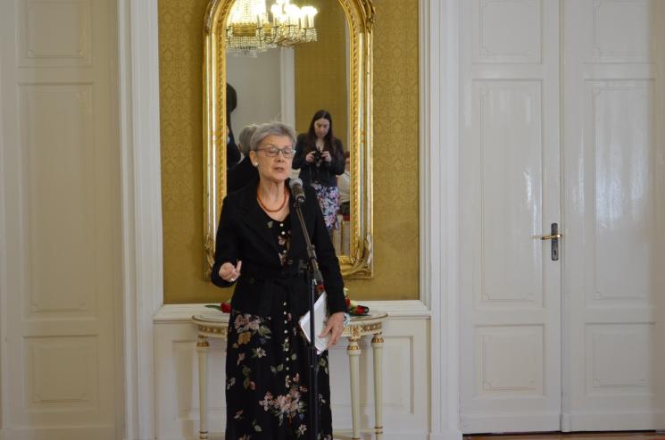 Uroczystość wręczenia nagród w XII Ogólnopolskim Konkursie Jednego Wiersza im. Wiktora Gomulickiego o Laur Błękitnej Narwi