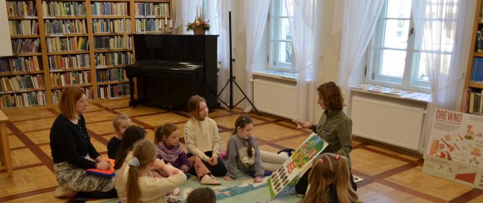 Zimowa Akademia Wyobraźni spotkanie z panią Anną Sokalską