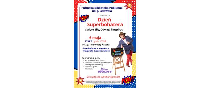 plakat Dzień Superbohatera