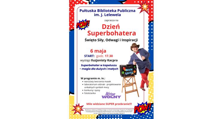 plakat Dzień Superbohatera