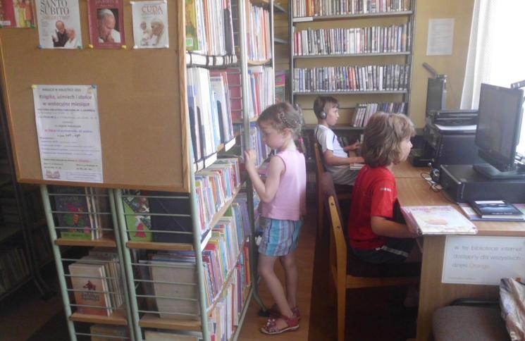 Wakacje w Filii nr 1 Pułtuskiej Biblioteki Publicznej
