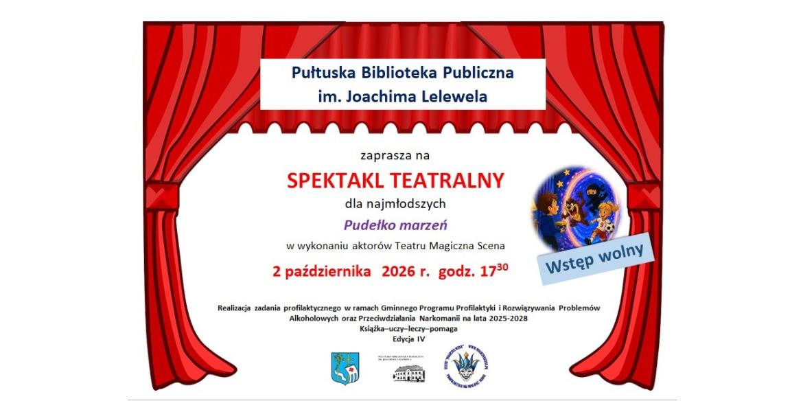 Plakat na spektakl teatralny