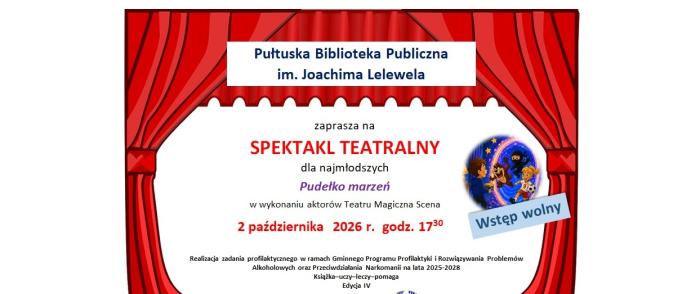Plakat na spektakl teatralny