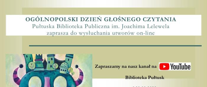 Ogólnopolski Dzień Głośnego Czytania 