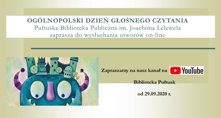 Ogólnopolski Dzień Głośnego Czytania 