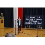Zdjęcie z I edycji Konkursu Poezji i Prozy Wiktora Gomulickiego, uczestniczka konkursu