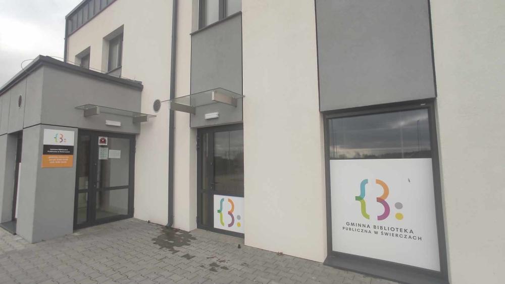 Budynek Gminnej Biblioteki Publicznej w Świerczach